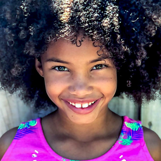 Photo of a smiling girl